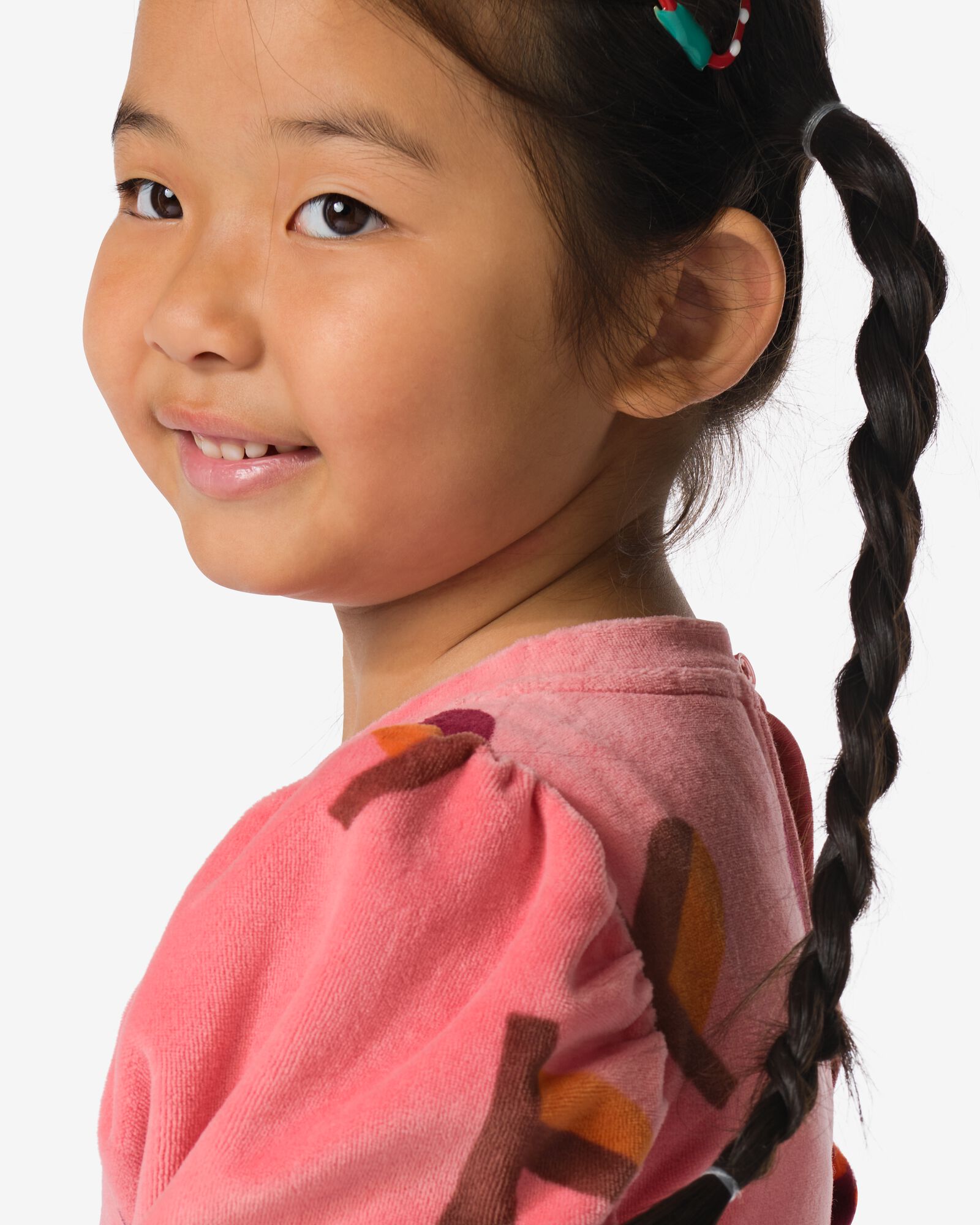 Kinderkleid mit Blumen rosa rosa - 30836101PINK - HEMA