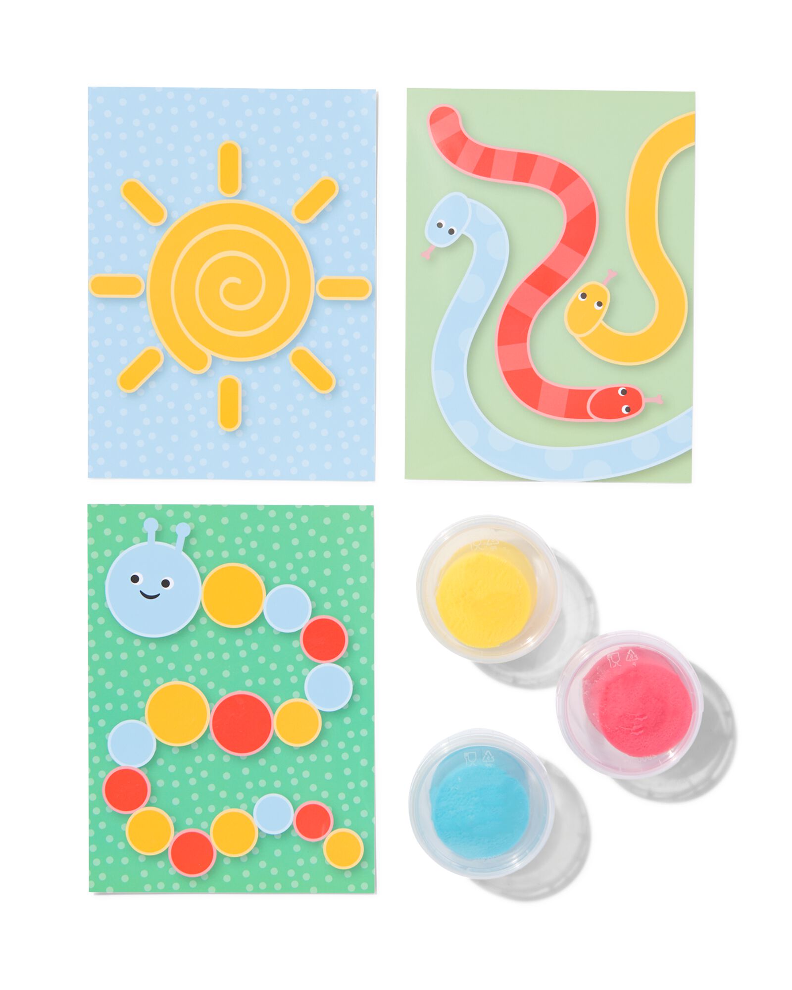 kit p&acirc;te &agrave; modeler avec 3 couleurs pour b&eacute;b&eacute; - 15930041 - HEMA