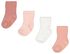 4 paires de chaussettes bébé côtelées rose - 1000023527 - HEMA