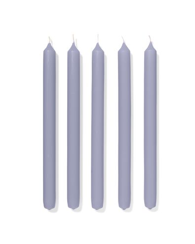 bougies longues &Oslash; 2,2 x 29 cm lisses lilas - 12 pi&egrave;ces - 13504200 - HEMA