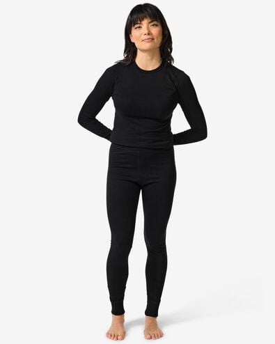 pantalon thermique femme noir noir - 1000002084 - HEMA