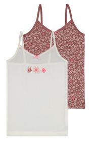 2er-Pack Kinder-Hemden, Baumwolle/Elasthan rosa rosa - 1000027790 - HEMA
