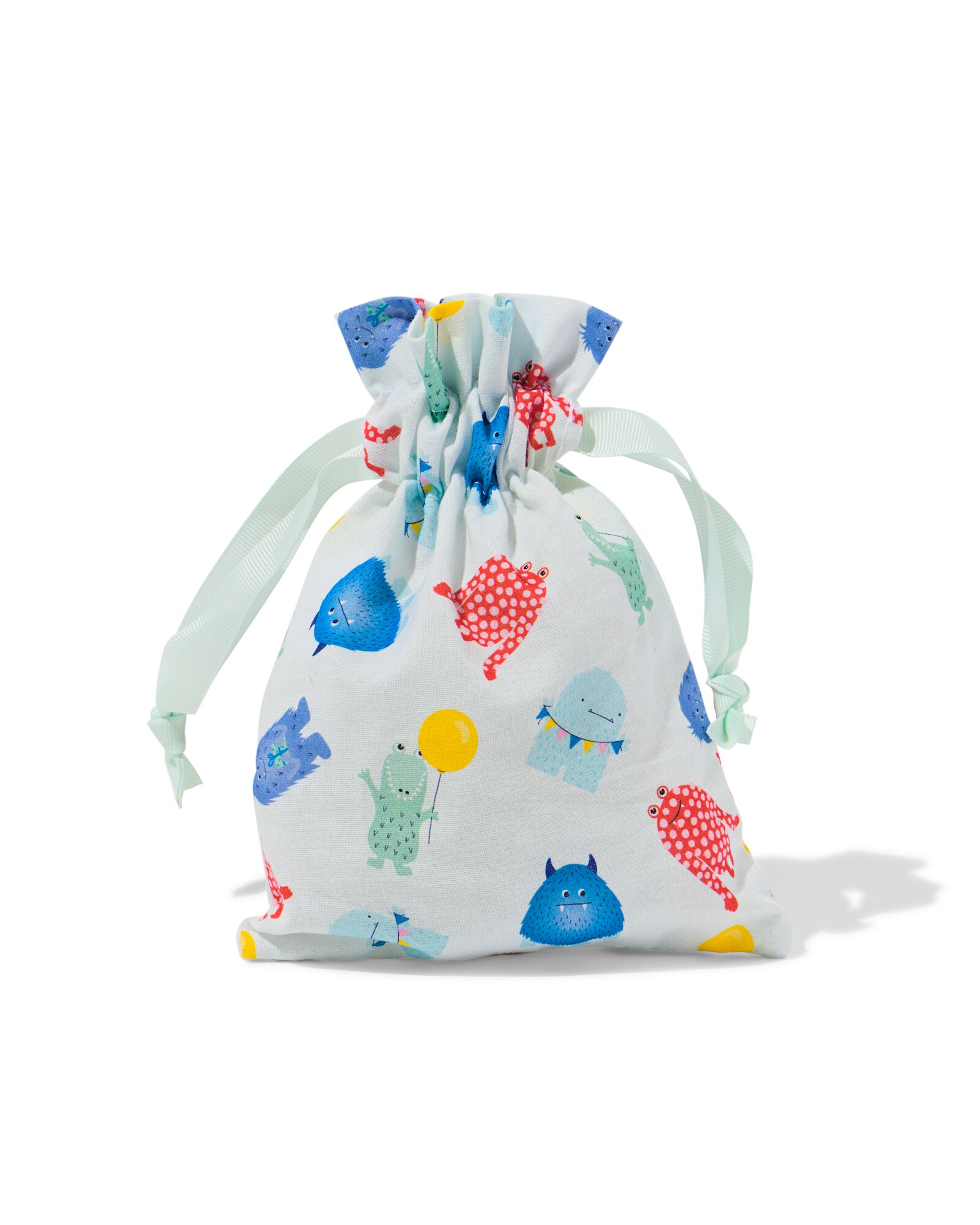 sac 20,5x14,5cm coton monstres - 14700690 - HEMA