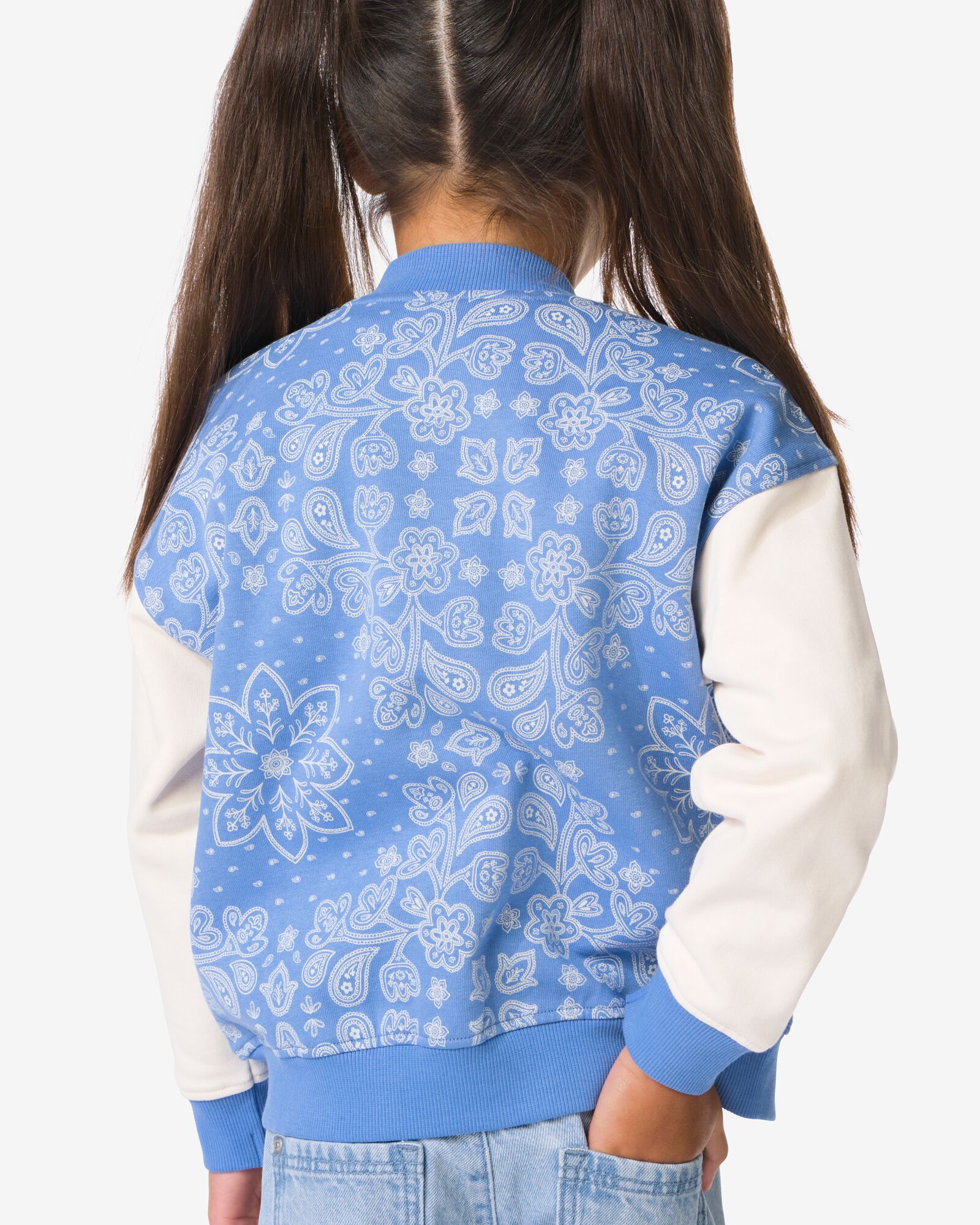 Kinder-Baseballjacke Paisley blau blau - 30862627BLUE - HEMA