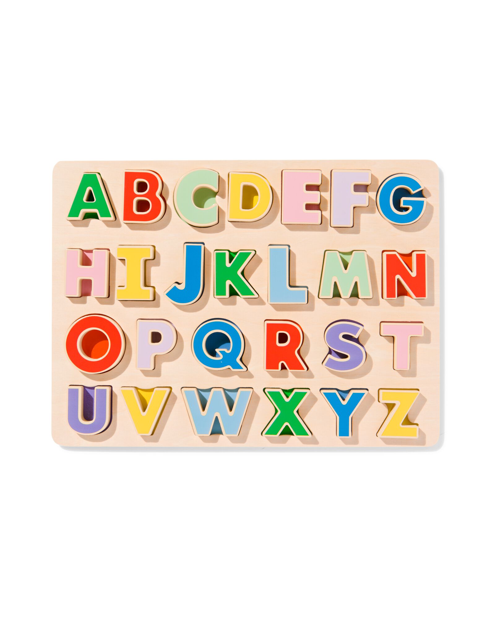 puzzle &agrave; embo&icirc;ter lettres bois 22x29.4 - 15180069 - HEMA