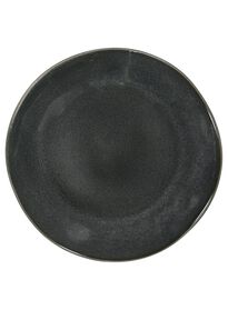 assiette plate - 26 cm - Porto - émail réactif - noir - 9602029 - HEMA