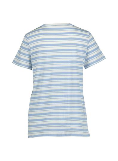 dames t-shirt blauw blauw - 1000014335 - HEMA