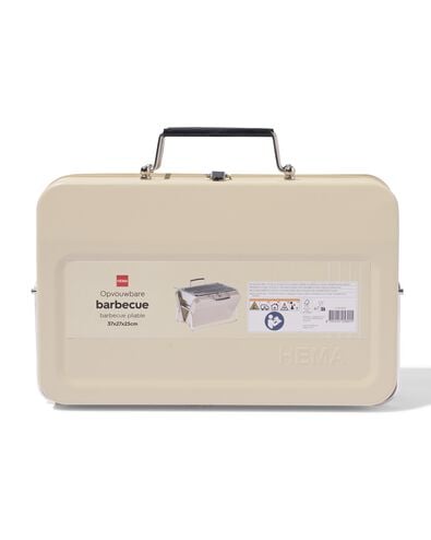 barbecue pliable m&eacute;tal beige - 41800234 - HEMA
