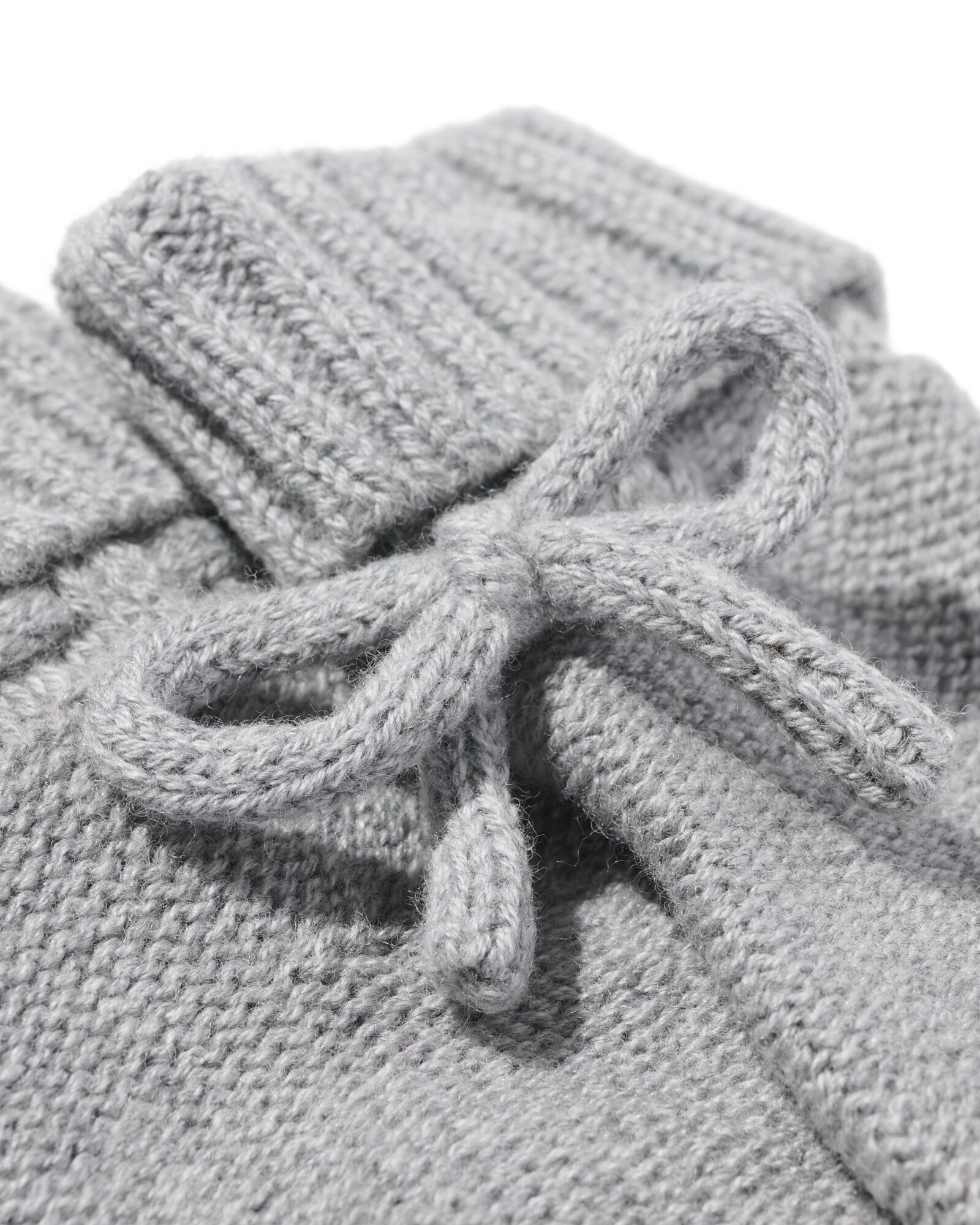 chaussettes b&eacute;b&eacute; laine tricot&eacute;e gris chin&eacute; gris chin&eacute; - 4700740GREYMELANGE - HEMA