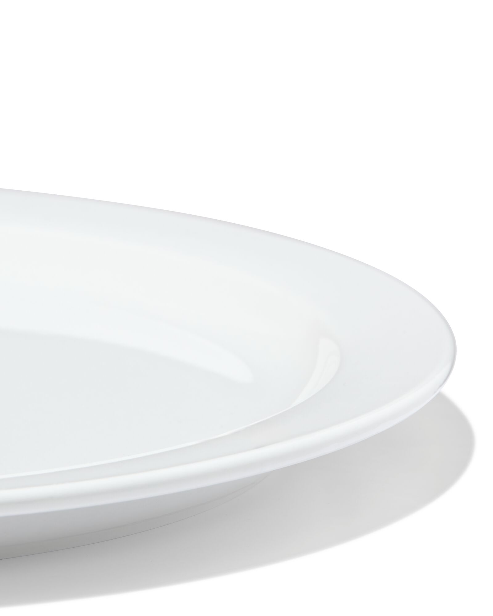 petites assiettes ⌀21cm porcelaine blanche - 4 pi&egrave;ces - 9650332 - HEMA