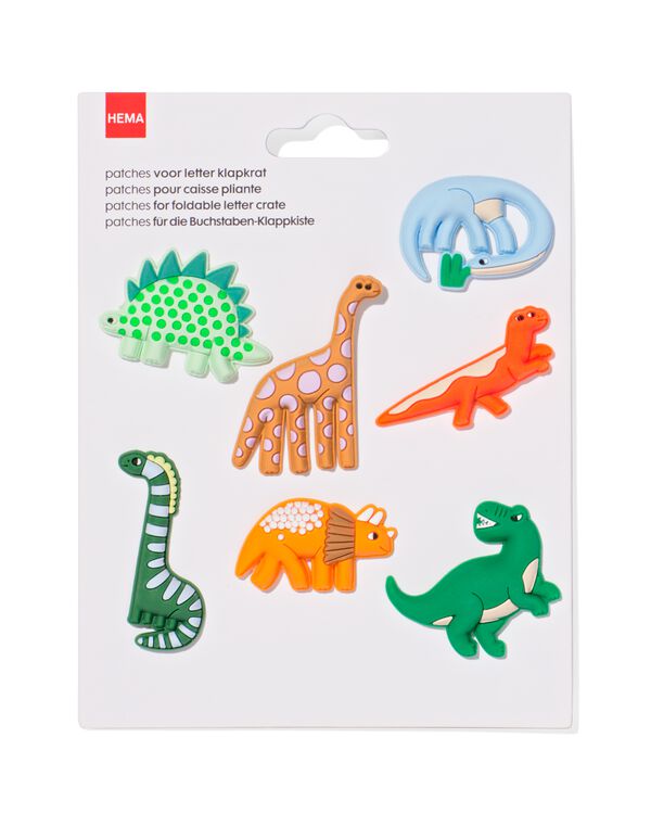 patches letter klapkrat dino - 39824007 - HEMA