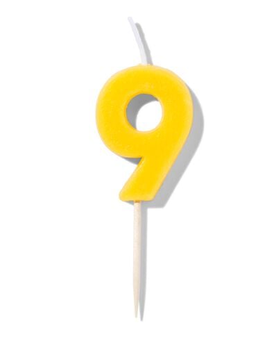 D&eacute;coration de g&acirc;teau r&eacute;utilisable chiffre 9 - 14250243 - HEMA