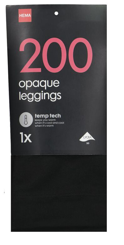 legging temperatuurregulerend 200denier schwarz schwarz - 1000001138 - HEMA