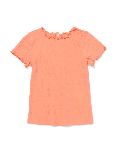kinder T-shirt koraal koraal - 30846602CORAL - HEMA