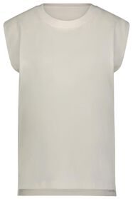 t-shirt femme Dany à manche bouffante blanc blanc - 1000027683 - HEMA