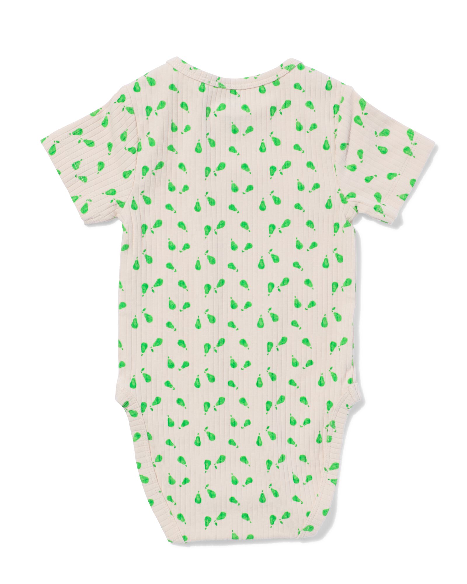 Mitwachsender Baby-Strampler LENZING&trade; ECOVERO&trade;, gerippt, Birnen beige beige - 33303460BEIGE - HEMA