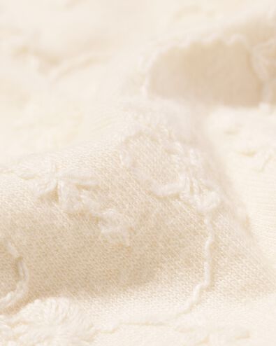 t-shirt b&eacute;b&eacute; avec col blanc cass&eacute; blanc cass&eacute; - 33084960OFFWHITE - HEMA