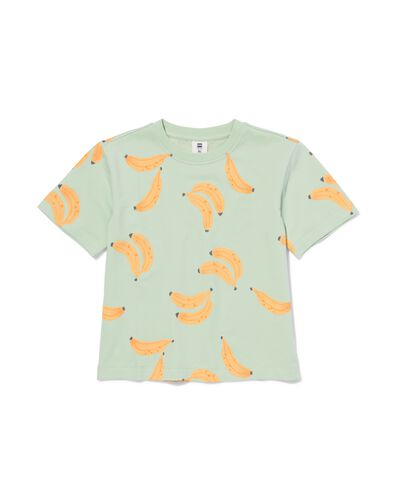 kinder T-shirt bananen groen - 30788305GREEN - HEMA