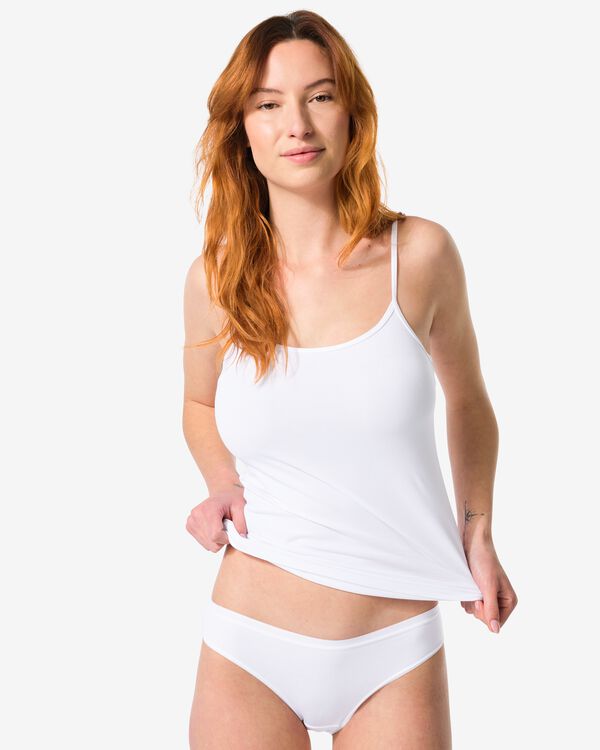 culotte femme coton confort parfait  blanc - 19641245WHITE - HEMA
