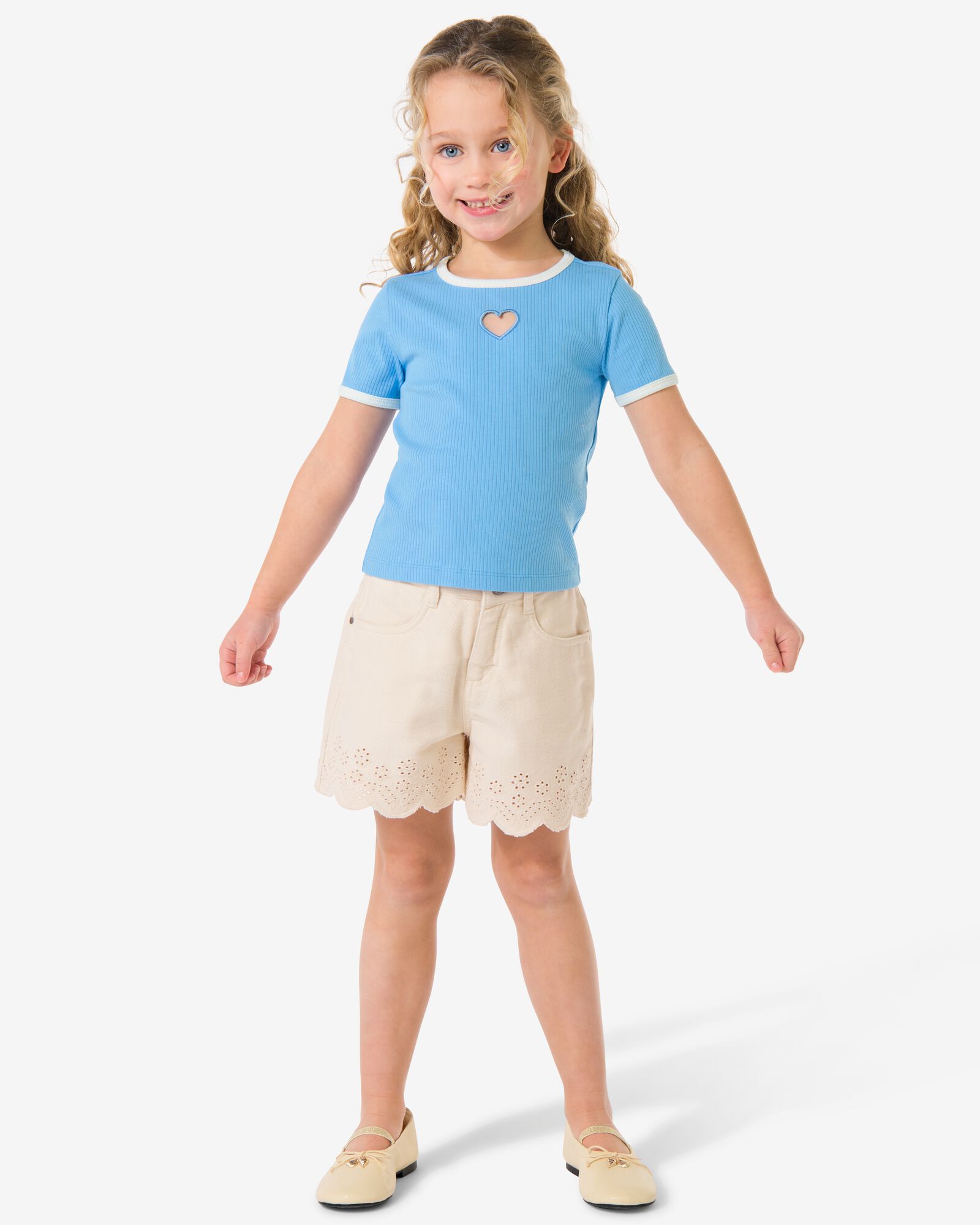 pantalon enfant  &eacute;cru &eacute;cru - 30843917ECRU - HEMA