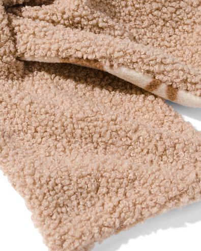 babysjaal teddy bruin - 33200324 - HEMA