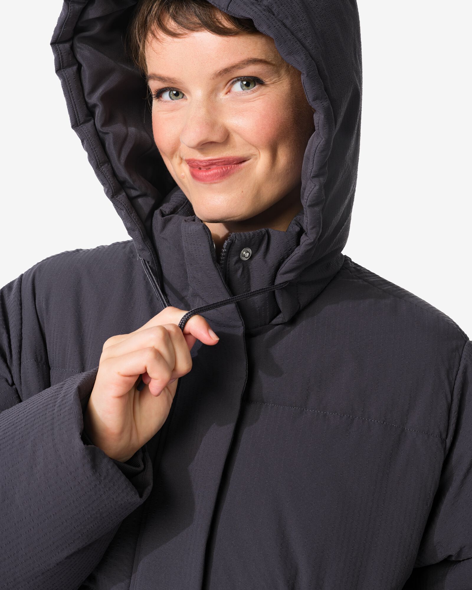 dames pufferjas Jaimy grijs grijs - 36203680GREY - HEMA