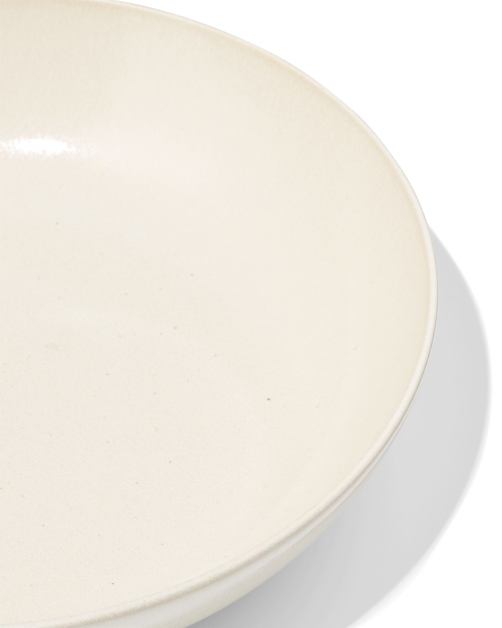 diepbord &Oslash;22cm PUUR reactief glazuur gebroken wit  - 9650131 - HEMA