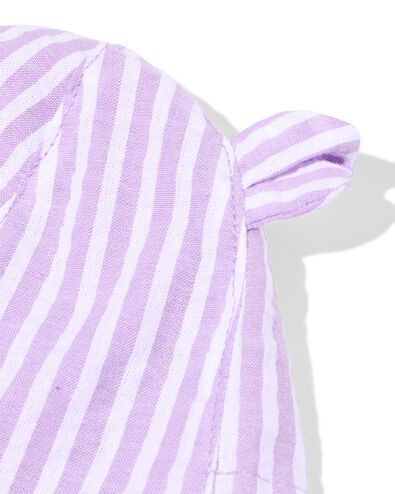 babyhoed seersucker strepen lila lila - 33200545LILAC - HEMA