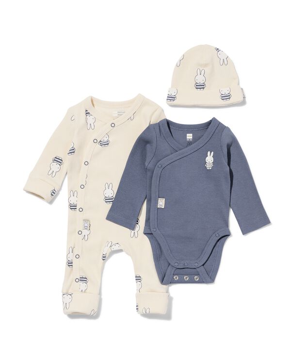 nijntje newborn set 3-delig ecru ecru - 33416620ECRU - HEMA