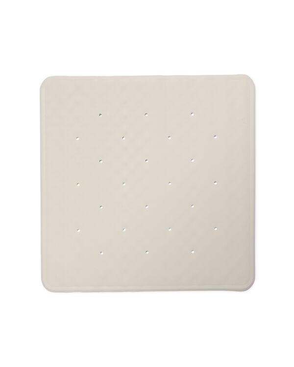 tapis de bain 53x53 caoutchouc antidérapant blanc - 80380013 - HEMA