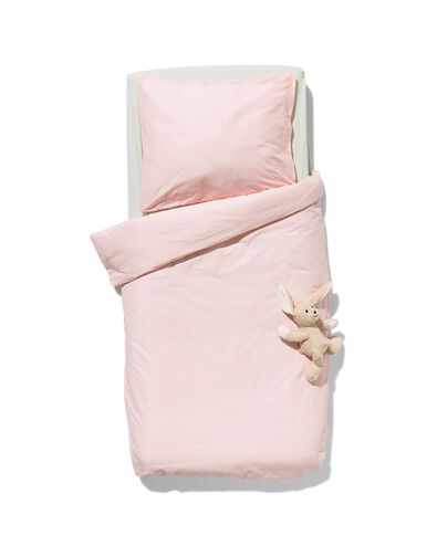 Kleinkind-Bettbezug 120 &times; 150 cm weiche Baumwolle Hellrosa - 5740024 - HEMA