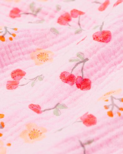 Kinder-Kleid, Musselin, Kirschen rosa - 30813063PINK - HEMA