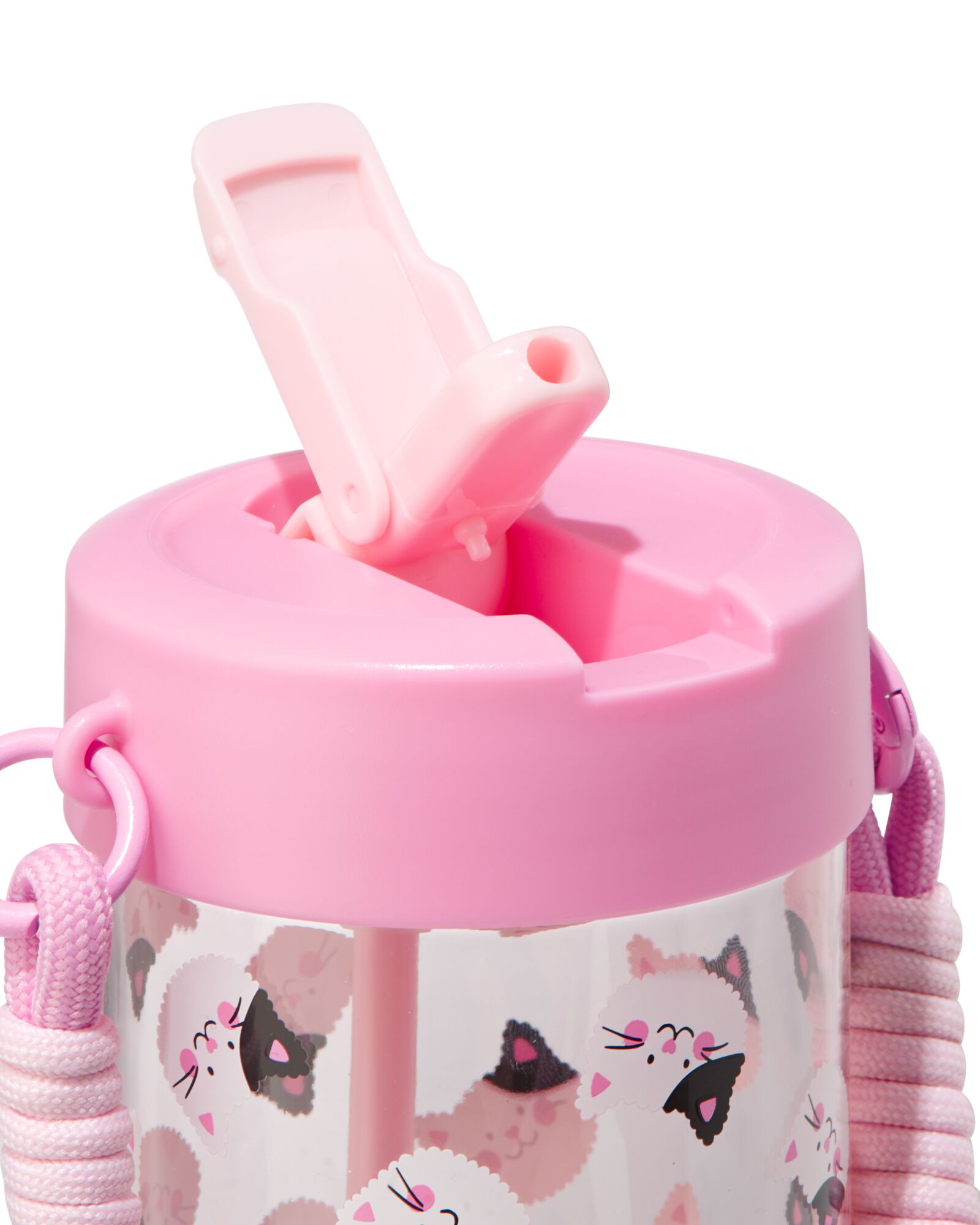 Gobelet avec dragonne 450 ml chats - 61100067 - HEMA