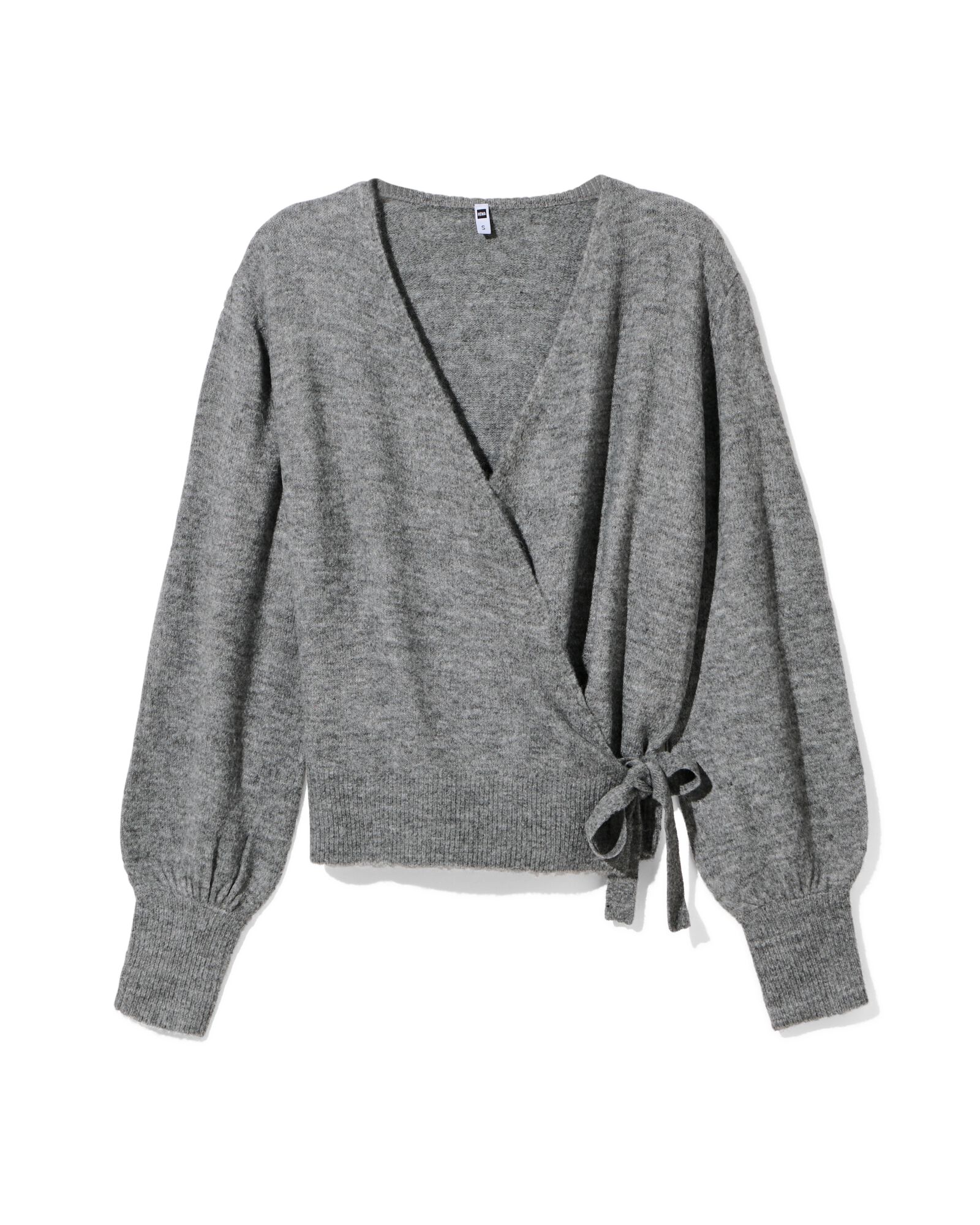 gilet cache-coeur femme Lana gris clair - 36277660LIGHTGREY - HEMA