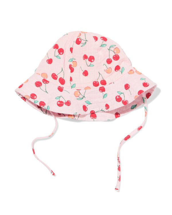 chapeau b&eacute;b&eacute; mousseline fruit rose rose - 33200515PINK - HEMA