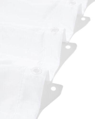 douchegordijn 180x200 recycled polyester wit - 80390240 - HEMA