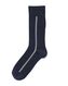 heren sokken met katoen zijstreep donkerblauw 43/46 - 4152687 - HEMA