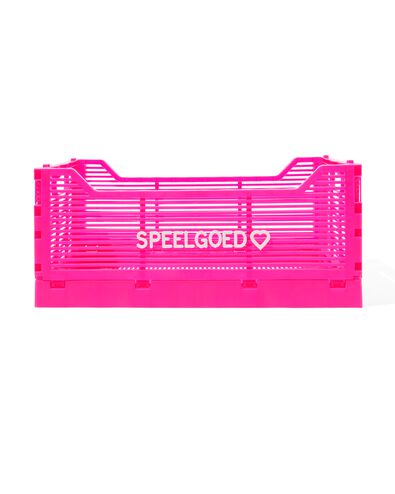 klapkrat letterbord recycled roze M  30 x 40 x 17 - 39810405 - HEMA