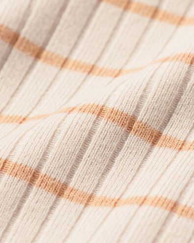 body b&eacute;b&eacute; &eacute;volutif c&ocirc;tel&eacute; avec bambou stretch rayures marron clair - 33401020LIGHTBROWN - HEMA