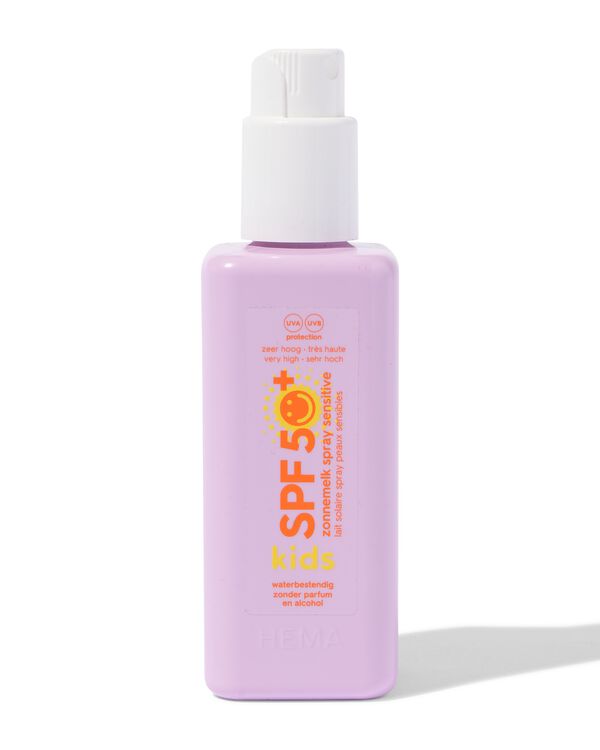 spray solaire b&eacute;b&eacute;s et enfants peau sensible SPF50+ 200 ml - 11640020 - HEMA