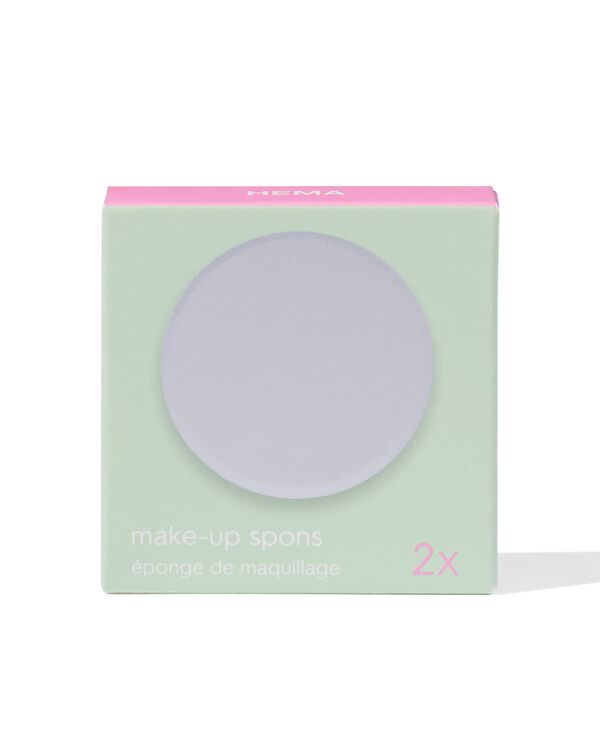 make-up spons rond - 2 stuks - 11201038 - HEMA