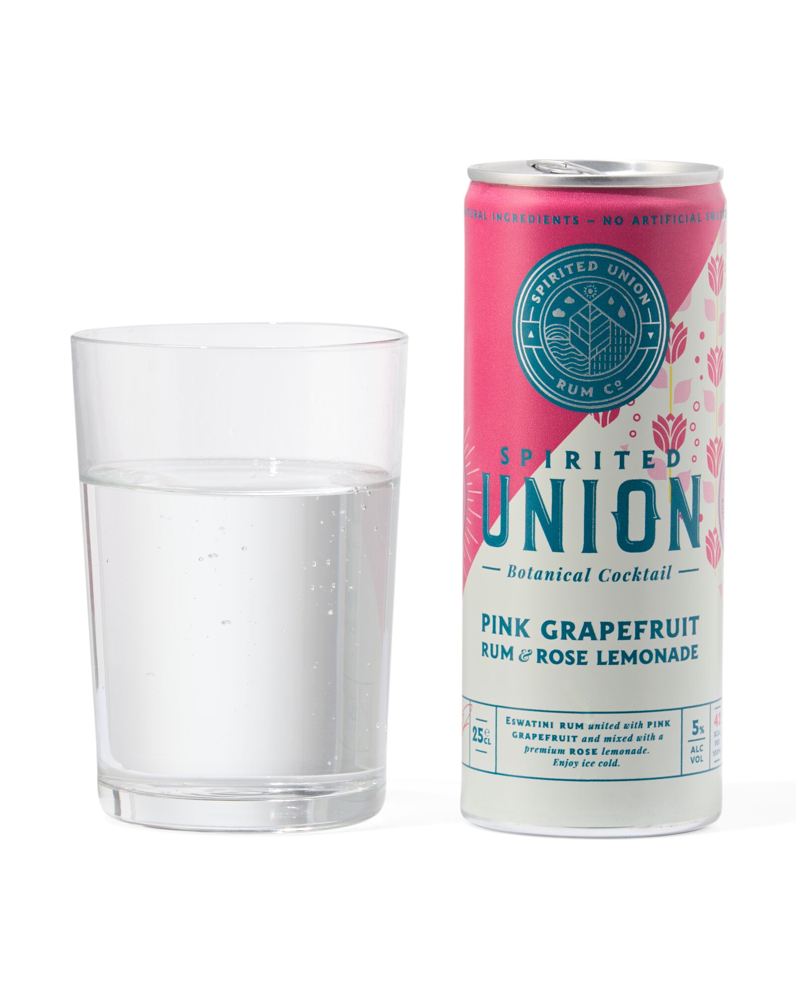 Spirited Union pink rum & rose limonade 250 ml - 17440007 - HEMA