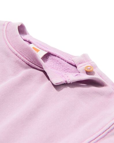 Babypullover aus Sweatstoff violett violett - 33057070PURPLE - HEMA