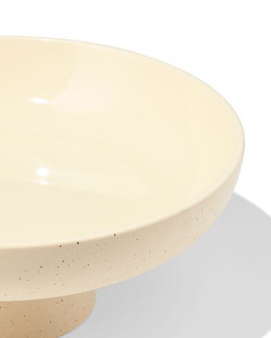 Schale auf Sockel, ⌀ 30 x 12 cm, Keramik, Sand - 13325091 - HEMA