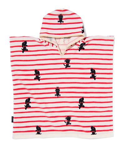 Takkie kinderponcho 68x78cm strepen - 5200270 - HEMA
