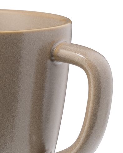 cappuccinomok 325ml Puur aardewerk beige - 80660319 - HEMA