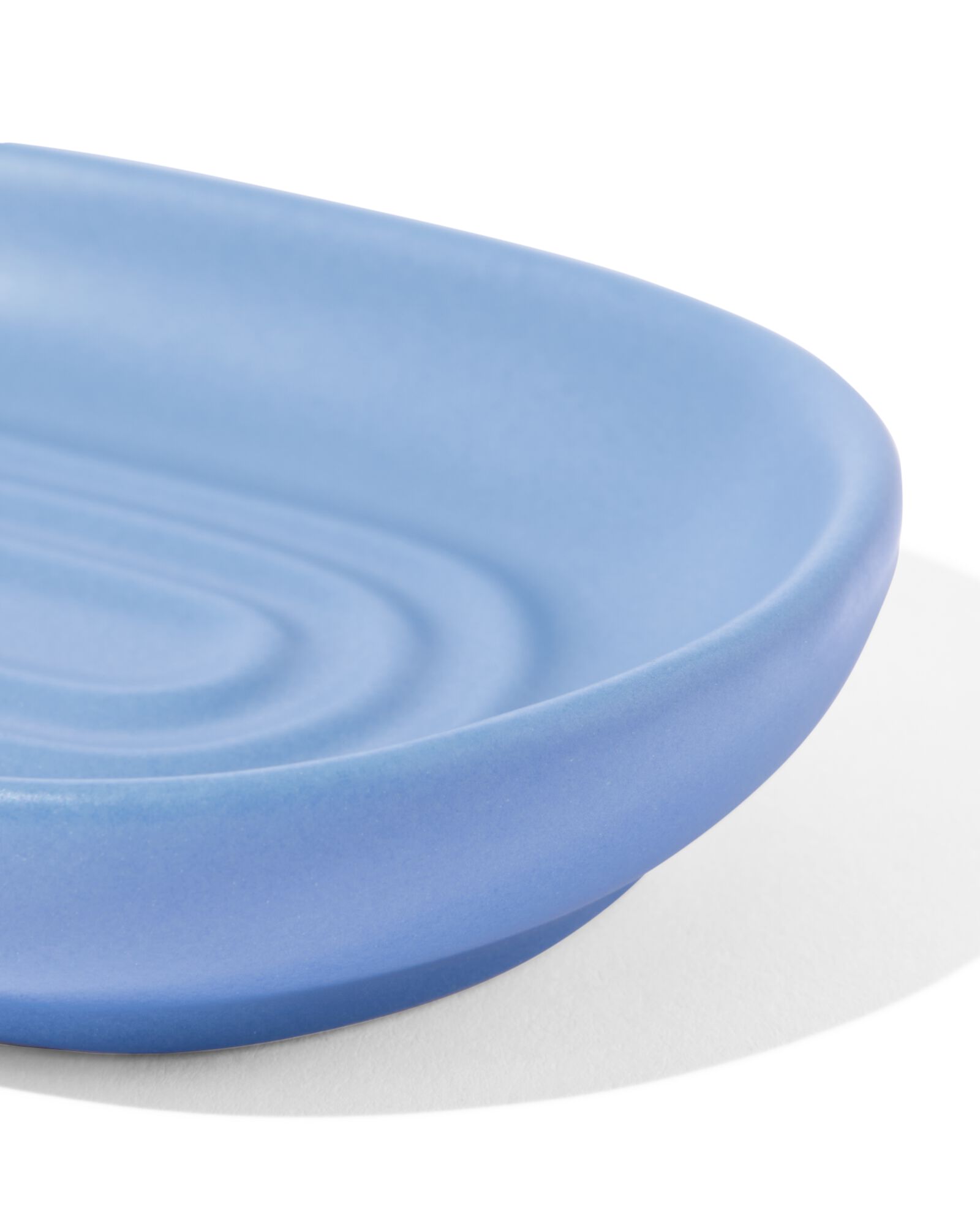 porte-savon &Oslash; 8 x 15 c&eacute;ramique bleu mat - 80350151 - HEMA