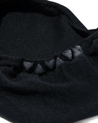2 paires de socquettes très douces femme noir 39/42 - 4080027 - HEMA