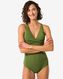 maillot de bain femme control vert armée XL - 22350184 - HEMA
