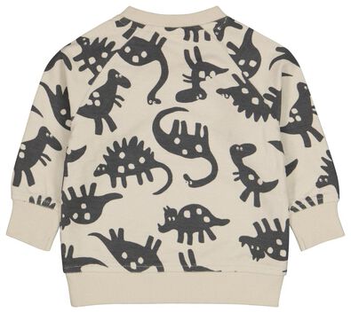 Baby-Sweatshirt Terry, Dinosaurier eierschalenfarben - 1000024427 - HEMA